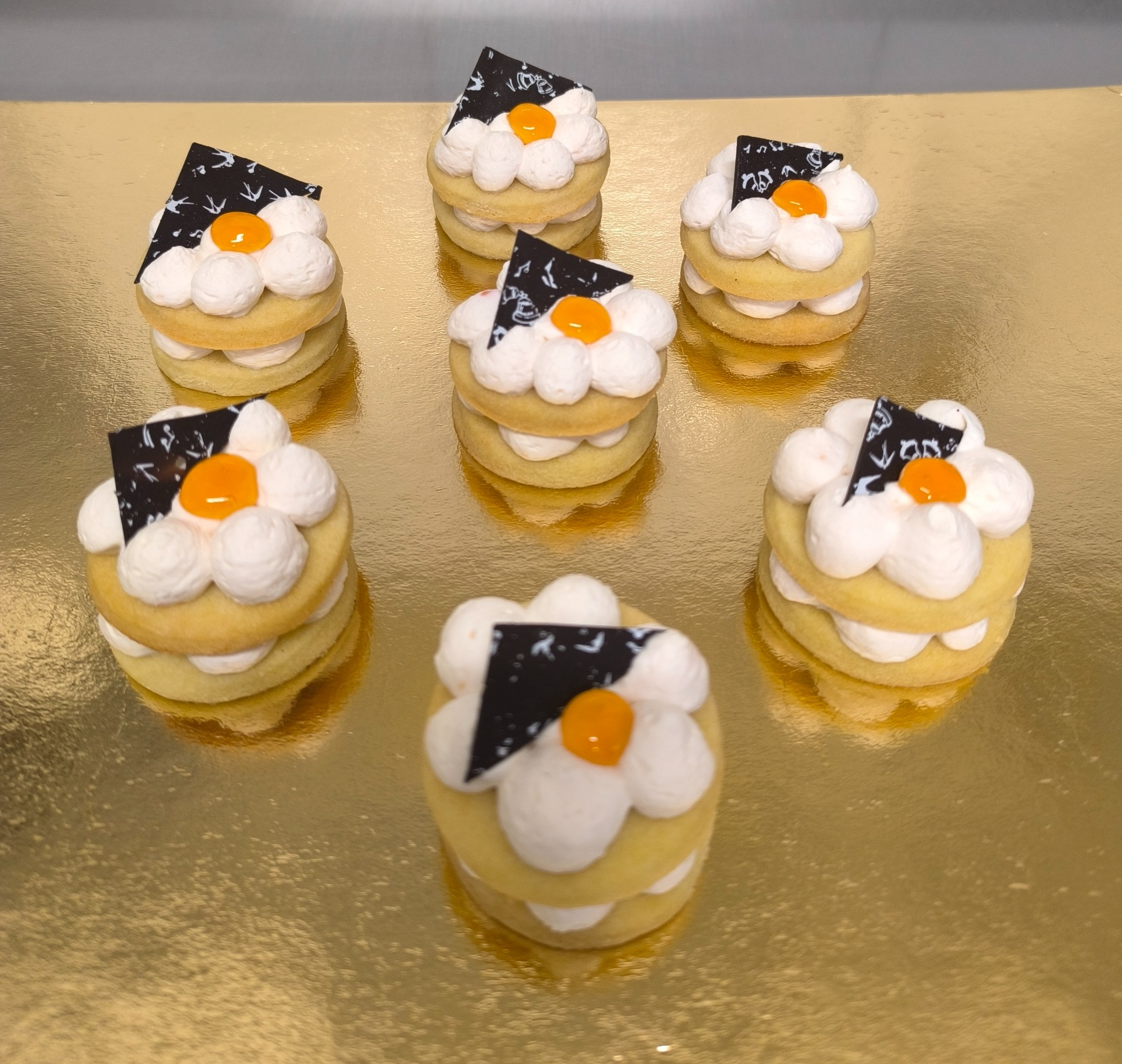 Pomerančový dortíček s maracujou 