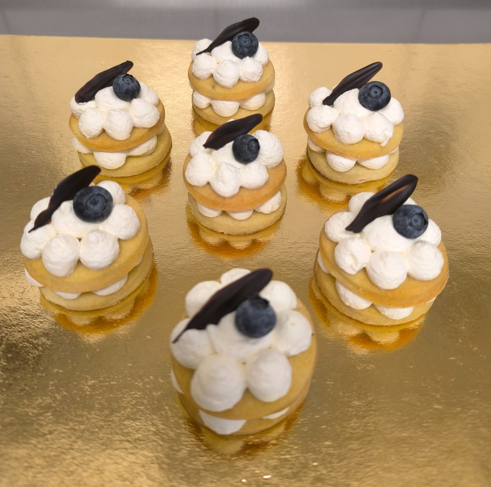 Citronový dortíček s borůvkou 